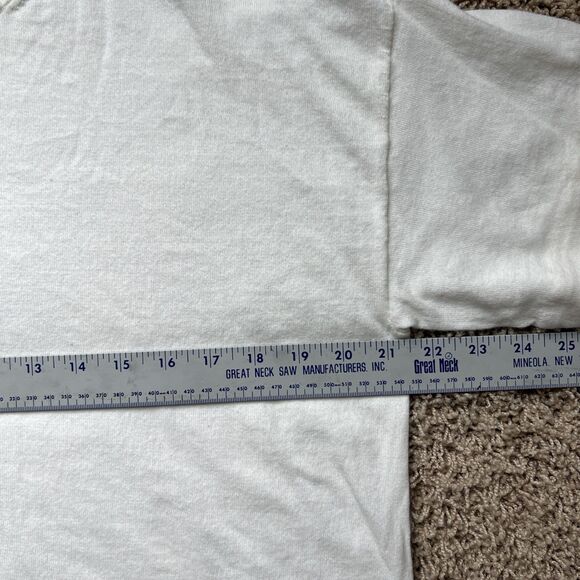 Haven Well Within Organic Cotton Short Sleeve Knit Sweater Ivory Size Large Boxy - Picture 3 of 6